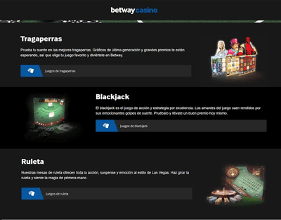 betway juegos