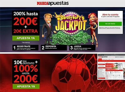 marca apuestas casino bonos