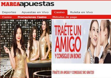 Marca Apuestas premia a los amigos con 50 euros