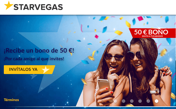 200 euros por primer depósito Casino Starvegas